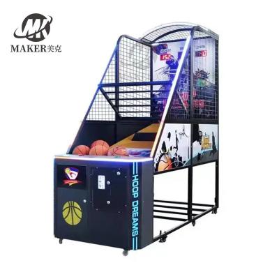 China Centro de entretenimiento de interiores operado por monedas nueva máquina electrónica de baloncesto máquina de juego arcade de baloncesto callejero en venta