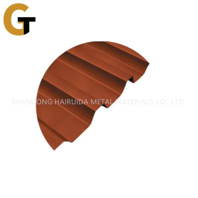 China Hojas de techo de metal corrugado de 18 a 25 mm de altura de onda con recubrimiento de zinc 30 a 275 g/m2 en venta