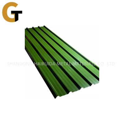 China 0.4 mm - 1.2 mm Hoja de techo de hierro corrugado 18-20% Elongación 2.5 - 3.0 mm Corrugado en venta