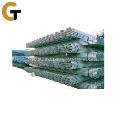 China Pipa de acero galvanizado estándar GB para maquinaria agrícola, tubería GI en venta