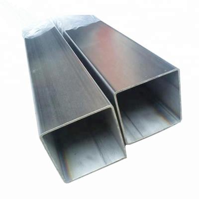 China AISI SS Hairline Hollow Stainless Steel Square Pipe 201 304 316 for sale
