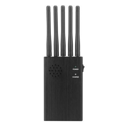 China Portable 5 antennas cell phone  jammer for sale