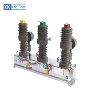 China 12KV Outdoor Vcb Breaker High Voltage Three Phase 1000 Mechanical Life for sale