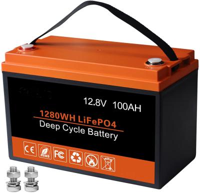 China Cylindrical 12Ah Deep Cycle 12V LiFePO4 Lithium Battery Customization for sale