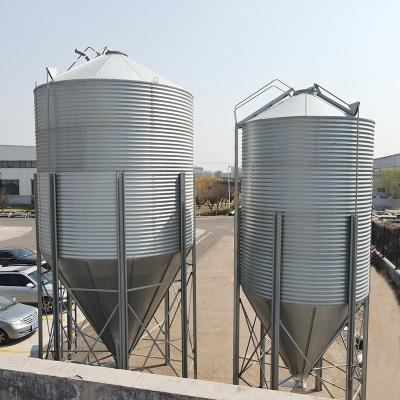 China HI HOPE Bulk Silo Feed Bin 34.6 Tons 8.4M Height Corrosion Resistant for sale