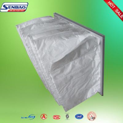China White Medium Performance Synthetic Fiber  Air Filters For Ventilation System for sale