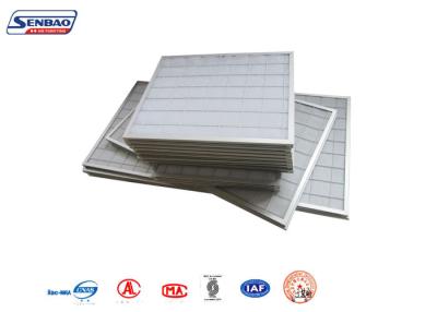 China Medios de aluminio industriales de la fibra sintética del marco del filtro de aire de G3 G4 en venta