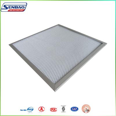 China Filtros de aire pre plisados del panel del blanco para el sistema de ventilación de AHU en venta
