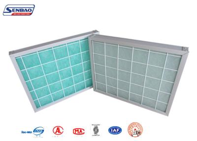 China Fibra sintética de los filtros de aire de la fibra de vidrio de G3 G4 MERV4 MERV5 MERV6 en venta