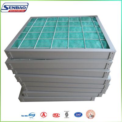 China HVAC System Media Air Filter Fiberglass Fiber Pleated Panel 5um for sale