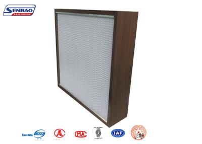 China Painel plissado dos filtros de ar do condicionamento de ar do quadro de madeira de armário de segurança à venda
