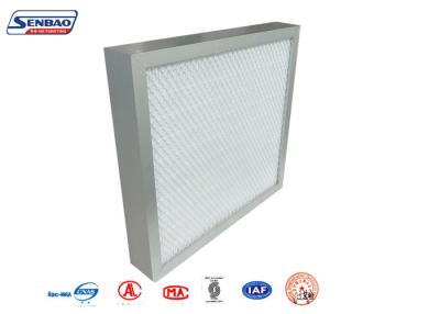 China Mini Pleat Fiberglass Media Replaceable Air Conditioning Hepa Air Filters for sale