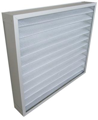 China HVAC Pleated Panel Synthetic Fiber Air Filter Pre Filter For Ventilation System for sale