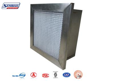 China Eficacia alta a prueba de calor F9 - H13 del filtro de aire de HEPA con el separador de aluminio en venta