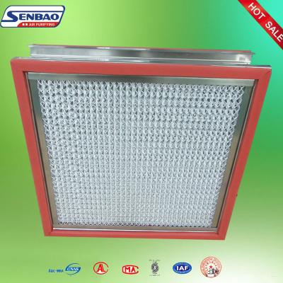 China Portable High Temp Hepa Filter Pharmaceutical Factory Clean Room H14 for sale
