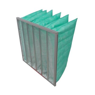 China Portable Pocket Ventilation Air Filter Replacement F5 - F8 Bag Filter Housing for sale
