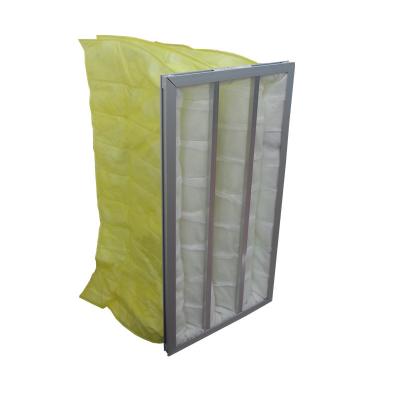 China Large Air Volume Pocket Bag Air Filters For Ventilated / Hvac System for sale