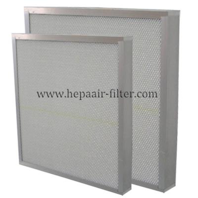 China Filtros de aire de papel del sitio limpio del filtro de aire de la eficacia alta de la fibra de vidrio HEPA en venta