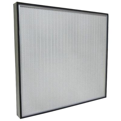 China Laboratory Mini Pleated High Efficiency Cleanroom Air Filter Hepa , Light Weight for sale