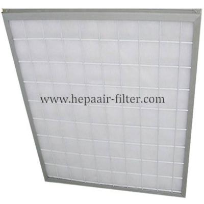 China Aluminum Frame Panel Primary Pleated Media Filter HEPA Air Conditioning Filters for sale