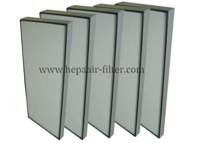 China High Efficiency Mini-Pleat Hepa Air Filters For Electronic / Hospital Industry for sale