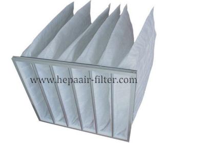 中国 高容量 F6 の化学繊維のポケット ガラス繊維のエア フィルター媒体 販売のため
