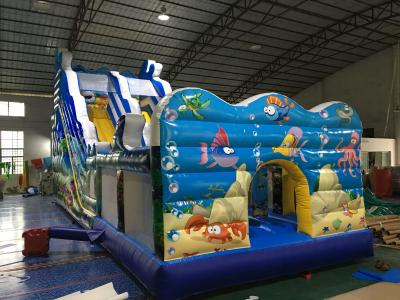 China Digital Printing Commercial Inflatable Slide Jumping Castle Slide Bounce House for sale