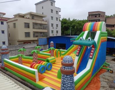 China Commercial Inflatable Bouncy Castle Palm Trees Theme Playground Equipment For Amusement Park for sale