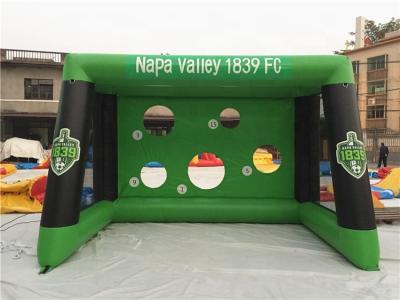 China los juegos inflables de los deportes del PVC de 0.9m m riegan a Polo Football Goal For Pool en venta