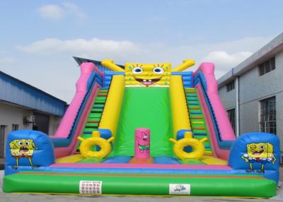 China Spongebob Squarepants Lovely Huge Inflatable Slide Convenient Use for sale
