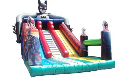 China Batman Dry Outdoor Inflatable Slide Durable 0.55 PVC Tarpaulin For Childs for sale