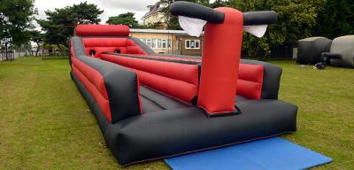 China 2 Lane Inflatable Bungee Run Race Outdoor Inflatable Games For Competition for sale