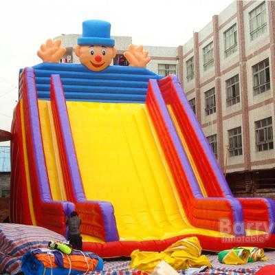 China 0.55mm PVC Customize Inflatable Water Slides Cartoon Theme Large Amusement Park for sale