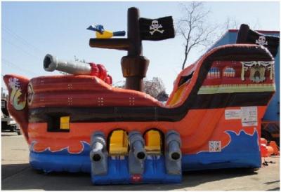 China Pirate Ship Slide Inflatable Combo Jumping House For Birthday Party for sale