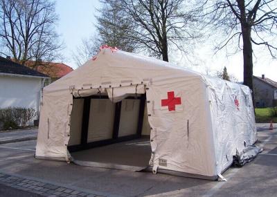 China Removeble-Luft-feste Armee-aufblasbare medizinische Zelt 0.65mm PVC-Plane zu verkaufen