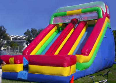 China Rainbow Commercial Inflatable Slide For Big Event / Screamer Inflatable Bounce Slide for sale