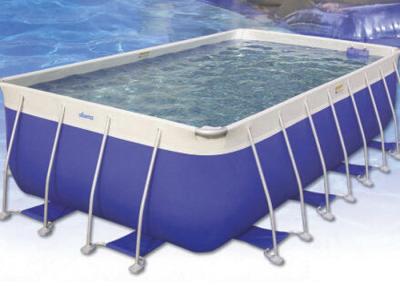 China House ' s Backyard Easy Intex Pool , 0.9mm Plato PVC Tarpaulin Family Swimming Pool for sale