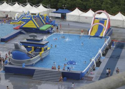 China Parque de diversões da corrediça de água do verão acima do uso do equipamento do campo de jogos da associação do metal da terra à venda