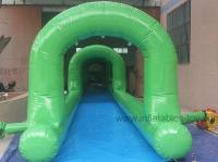 Chine Glissières gonflables adaptées aux besoins du client de piscine, glissières d'eau gonflables de bâche de PVC pour des adultes à vendre