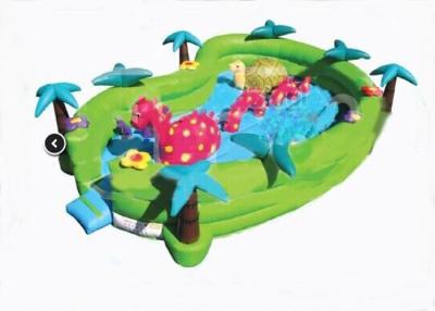 China Safety Jungel Seaworld Adventure Inflatable Toddler Playground 24ft x 16ft x 6ft for sale