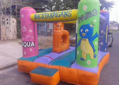 China Mini Safety Commercial Jumping Castles With Net / Kids Bounce House Games for sale