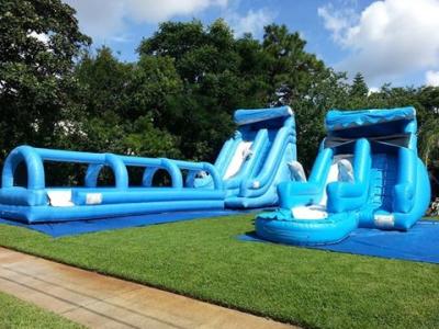 China Ultimate Wave Huge Inflatable Water Slides Childrens Kidwise Water Slide Bounce House for sale
