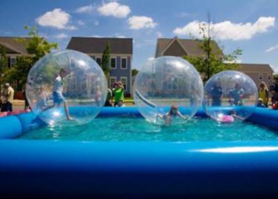 Κίνα Υπαίθρια πισίνα για τα παιδιά, σφαίρα περπατήματος PVC 0.9mm για τη διογκώσιμη πισίνα προς πώληση