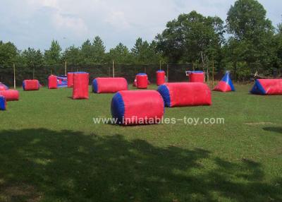 China Custom Size Inflatable Sports Games Red Color Airball Field Paint Ball For Kids for sale