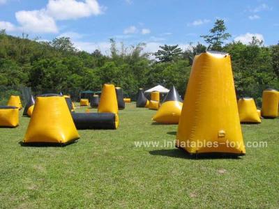 China Outdoor Sports Games inflatable Bunker Paintball Sup Air Field For Fun for sale
