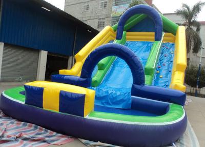 China 0.55mm PVC Inflatable Adult Pool Slides For Amusement Park , Inflatable Water Park for sale