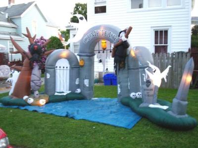 China Custom Inflatable Advertising Products Halloween Decoration Inflatable Entrance Arch for sale