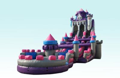 China Special 29Ft Medieval Times Inflatable Water Slides Castle Shape For Kids for sale