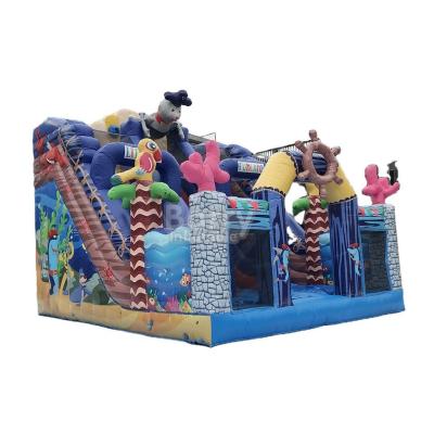 China 0.55mm PVC Commercial Bouncer Outdoor Sea World Inflatable Kids Slide Toys for sale