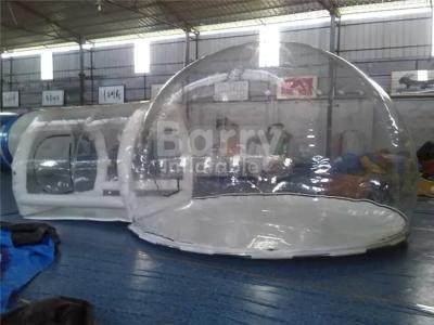 China 1.0mm pvc Camping Clear Inflatable Air Tent Outdoor For Rental for sale